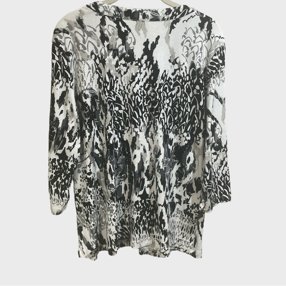 Christopher Banks Sequins Animal Print Mixed Media Size XL - Picture 5 of 10